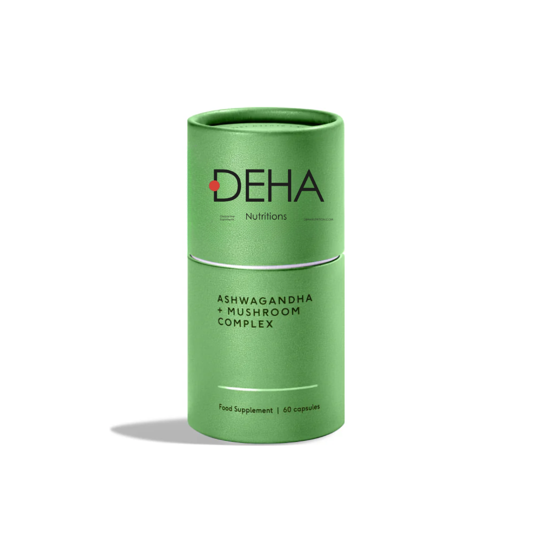 Ashwagandha + Mushroom Complex – Stress Relief, Focus & Immunity