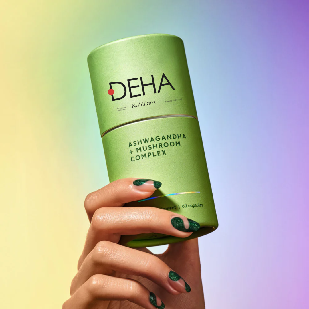 Ashwagandha + Mushroom Complex – Stress Relief, Focus & Immunity