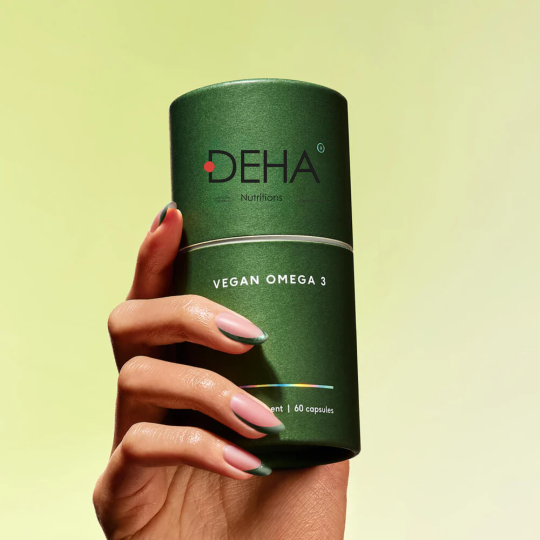 Vegan Omega-3 – Plant-Based DHA + EPA for Heart, Brain & Eye Health